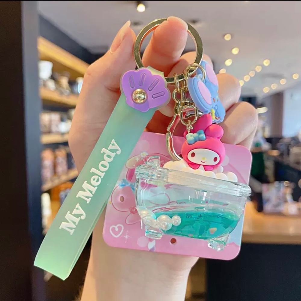 My melody cute car keychain/ purse keychain